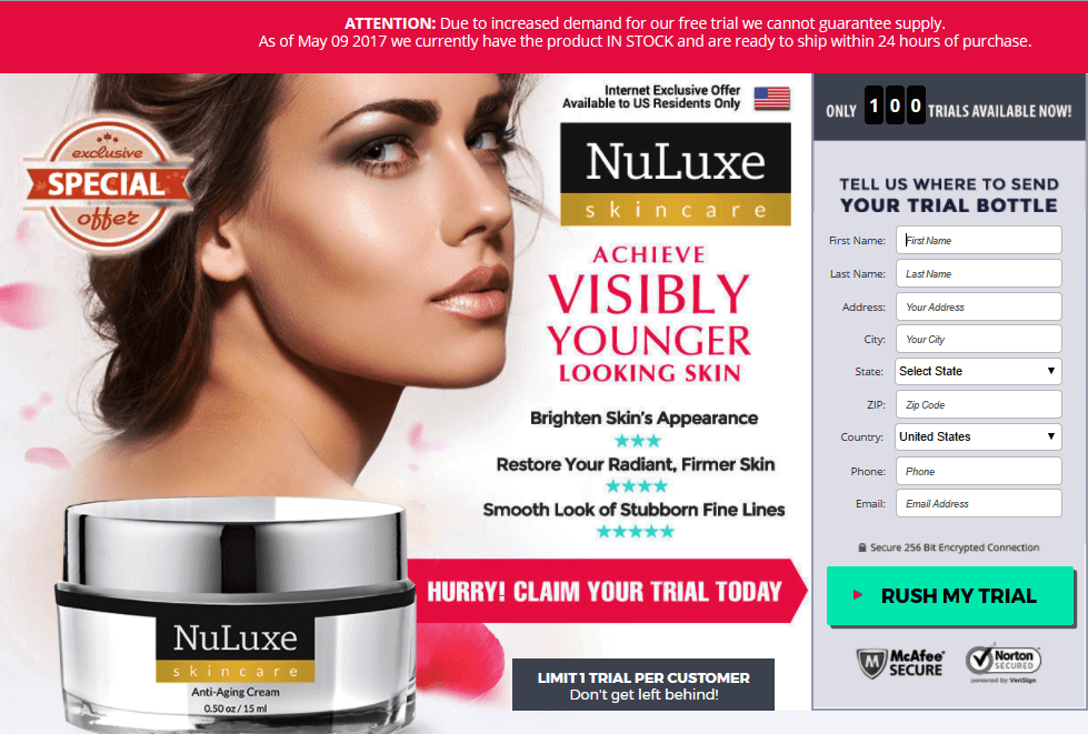 Nuluxe Ageless Moisturizer 