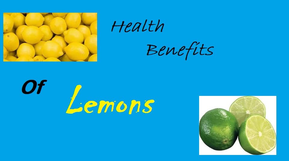 health benefits of lemon