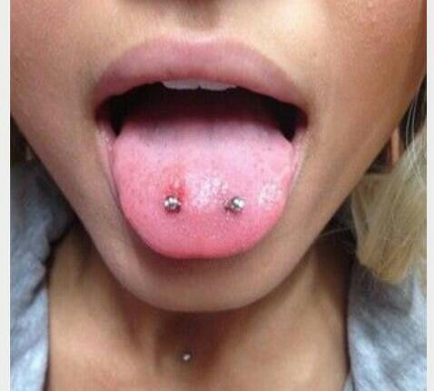 tongue piercing