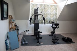 working out at home