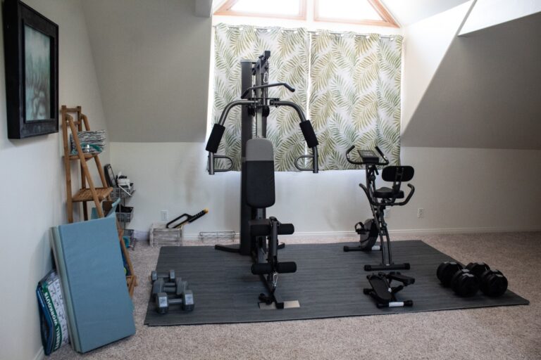 working out at home