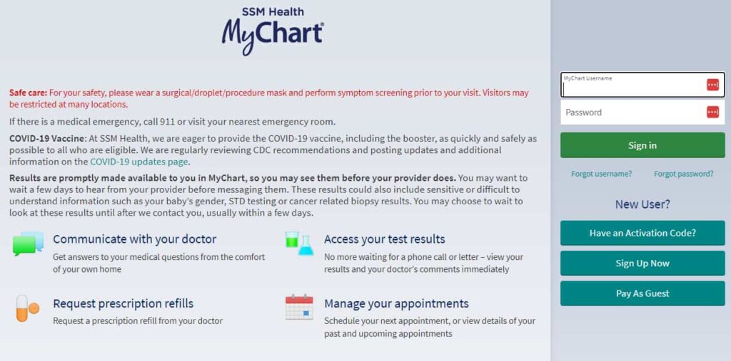 SSM MyChart Login