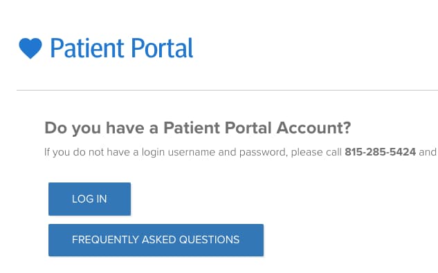 KSB Patient Portal Login