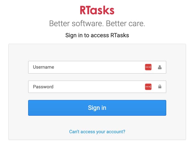 Rtasks Login