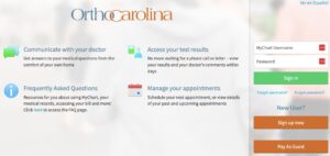 Orthocarolina Portal Login