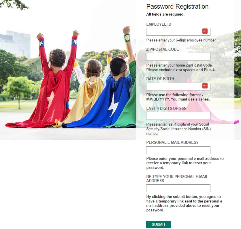 MyNorthsideHR Sign Up