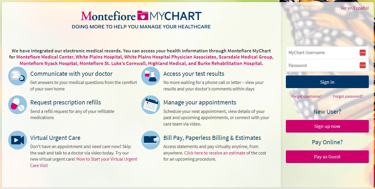 MyChart Montefiore Login