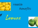 Health Benefits Of Lemon